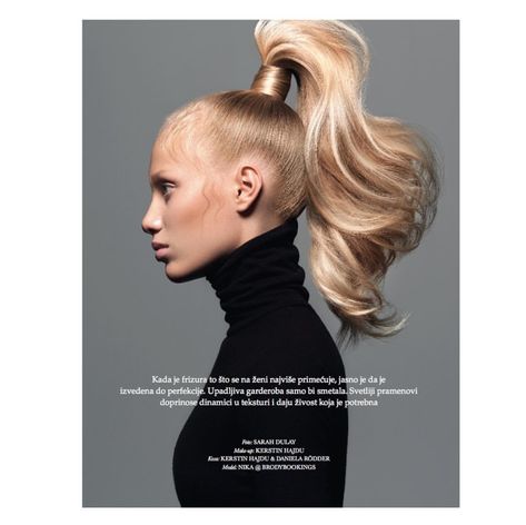 Hair Saloon, Hair Pony, Avant Garde Hair, Runway Hair, Beauty Makeup Photography, Hair Photography, Hair Upstyles, Editorial Hair, Hair Magazine