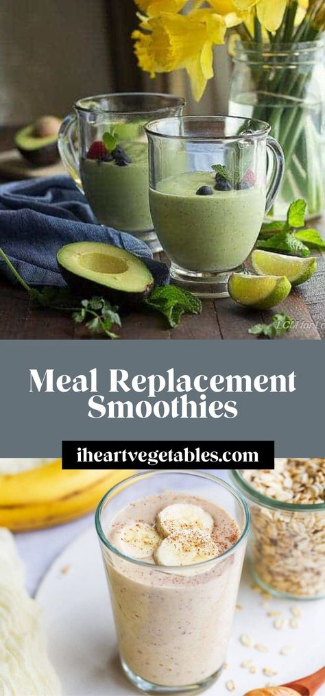 If you’re drinking a smoothie as a meal replacement, it’s important to make sure that it has enough protein, fat, and carbohydrates to sustain you until your next meal. These recipes do the trick! Protien Smoothies Recipes, High Protein Smoothie Recipes, Dinner Smoothie, Sweet Potato Smoothie, Simple Family Meals, High Protein Smoothies, Keto Smoothie Recipes, Nutribullet Recipes, Protein Smoothie Recipes