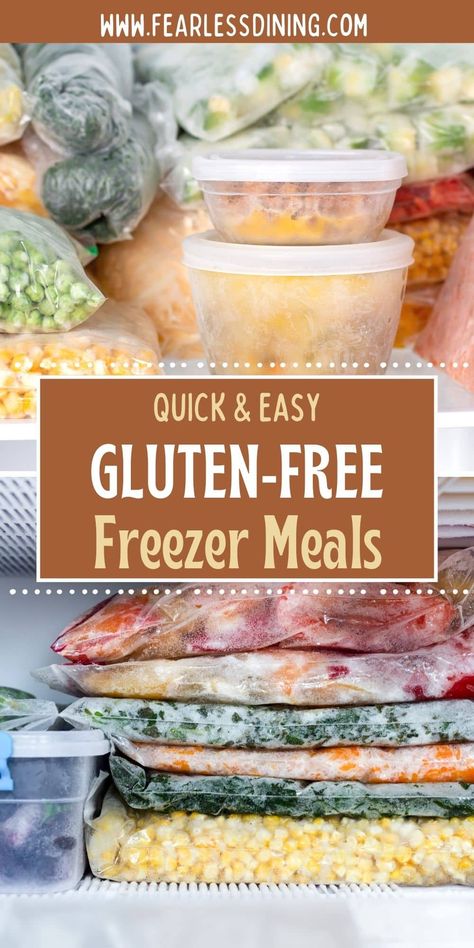 Gluten Meals, Freezer Meal Ideas, Gluten Free Freezer Meals, Meals For Busy Moms, Dairy Free Soup, Freezable Meals, Gluten Free Main Dishes, Easy Freezer Meals, Freezer Meal Prep