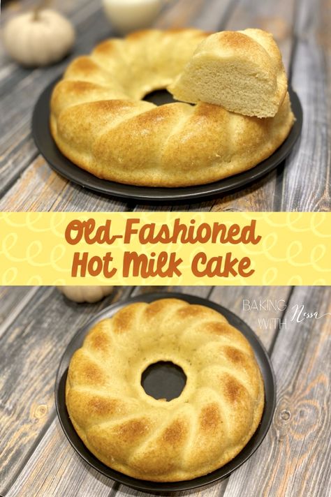 Hot Milk Cake, Easy Vanilla Cake, Cake Preparation, Milk Cake, During The Day, Easy Cake Recipes, Sweet Cakes, Easy Cake, Mini Cakes