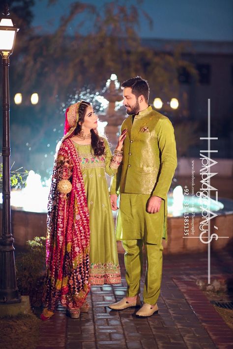 wedding , pakistani wedding ,mehndi bride , barat bride ,walima bride , pakistani wedding dresses ,nikkah bride, nikkah dress , white dress, mehndi dress, barat dress , red lengha ,walima gown, groom style , traditional barat dress , walima dress , couple shoot , barat photography , pakistani style , photography ideas and poses , pakistani photographer Barat Couple Dresses Pakistani, Mehndi Couple Outfits, Walima Dresses Pakistani Bride And Groom, Mehndi Outfit For Men Pakistani, Mehndi Dress For Groom, Walima Dresses Pakistani Brides, Mehndi Dress Design, Couple Mehndi, Walima Gown