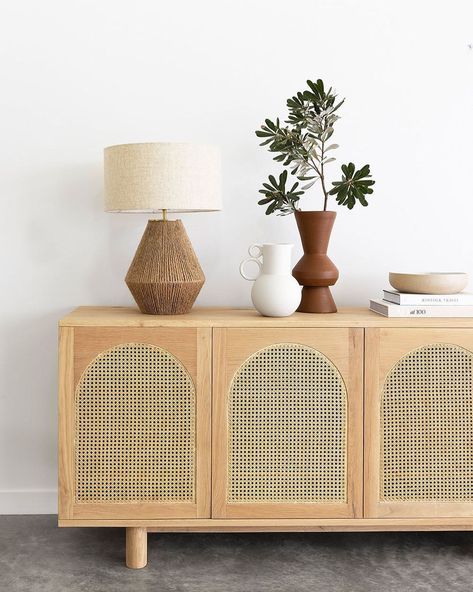 Looking for the perfect storage solution for your contemporary boho or coastal home? Look no further! The 2 Arch Four Door Sideboards are not only a great storage solution, they are beautifully made, & will easily become one of your most favourite furniture pieces. Find them now from SeaTribe Australia www.seatribe.com.au Arch Windows, Villa Style, Arched Doors, Oak Sideboard, Arched Windows, Rattan Furniture, Furniture Collections, Buffet Table, Sunshine Coast