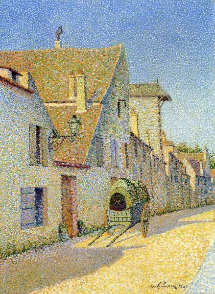 Leo Gausson Leo Gausson, Pointilism Art, Pointalism Art, Dance Nation, Franklin Booth, Georges Seurat, Perspective Art, Art City, City Painting