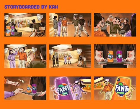 FANTA | 30s TVC Storyboard on Behance Commercial Storyboard, Story Board, Photo Story, Tv Commercials, Ho Chi Minh City, Freelancing Jobs, Quick Saves