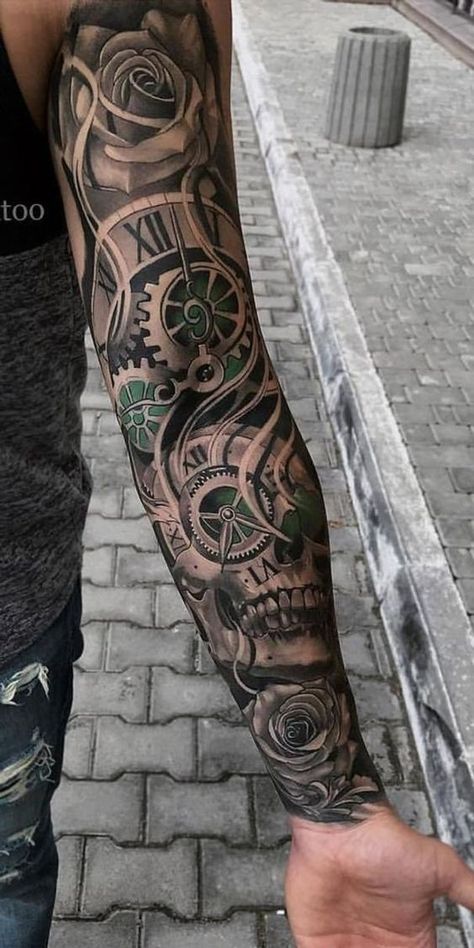 Mens Body Tattoos, Make Temporary Tattoo, Realistic Tattoo Sleeve, Marquesan Tattoos, Cool Arm Tattoos, Cat Tattoos, Make Tattoo, Tiny Tattoo, Full Sleeve Tattoos