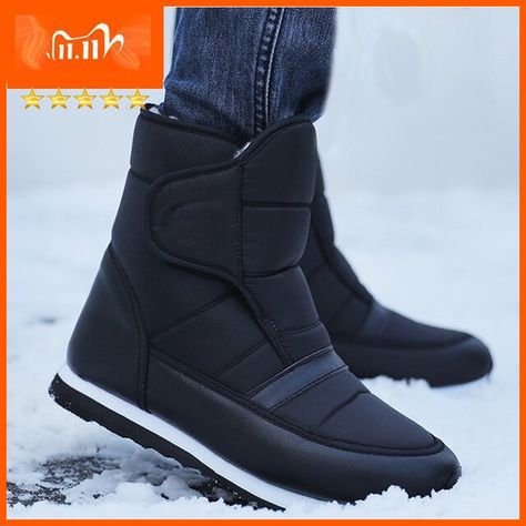 Men boots 2020 warm plush winter shoes fashion waterproof ankle boots non-slip men winter snow boots size 38 - 45 _ - AliExpress Mobile Snow Boots For Men, Cheap Snow Boots, Mens Winter Shoes, Boots 2020, Fashion Shoes Boots, Ankle Boots Men, Mens Winter Boots, Mens Snow Boots, Boots For Men