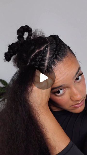 Abbie x on Instagram: "Testing my cornrow skills. How did I do? Honestly, the parting is the hardest part for me! It took me longer than the actual braiding 😭  Styled using the @rukahair Hold Me Down Edge Gel. This stuff HOLDSSS you hair for real! 😅 my hair stayed looking good as new the whole time I had it in.   What other canerow styles should I try?  #canerows #cornrows #cornrowbraids #cornrowstyles #cornrowhairstyles #braids" Diy Cornrows On Yourself Black Hair, Cornrow Protective Styles, Large Cornrows Braids Black Women, Canerow Styles, Diy Cornrows, Quick Cornrow Hairstyles, Corn Rolls Braids, Big Cornrow Braids, Edge Gel