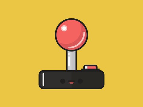 Joystick Icon. Joystick Logo, Arcade Logo, Gamer Icon, Geometrical Prints, Games Icon, Classic Consoles, Arcade Joystick, Arcade Room, Gameboy Color