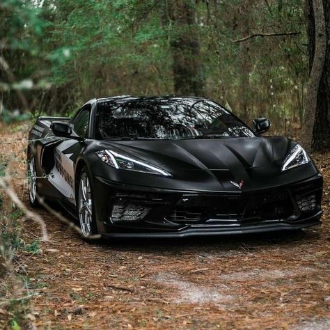 Corvette Car, Black Corvette, V8 Cars, Corvette Racing, C8 Corvette, Chevrolet Corvette Z06, Corvette C8, Corvette Z06, Rolls Royce Phantom