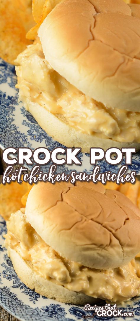 Leftover Chicken Recipe, Crock Pot Sandwiches, Hot Turkey Sandwiches, Shredded Chicken Sandwiches, Hot Sandwich Recipes, Turkey Sandwiches Recipes, Hot Chicken Sandwiches, Roast Beef Sandwich, Crockpot Turkey