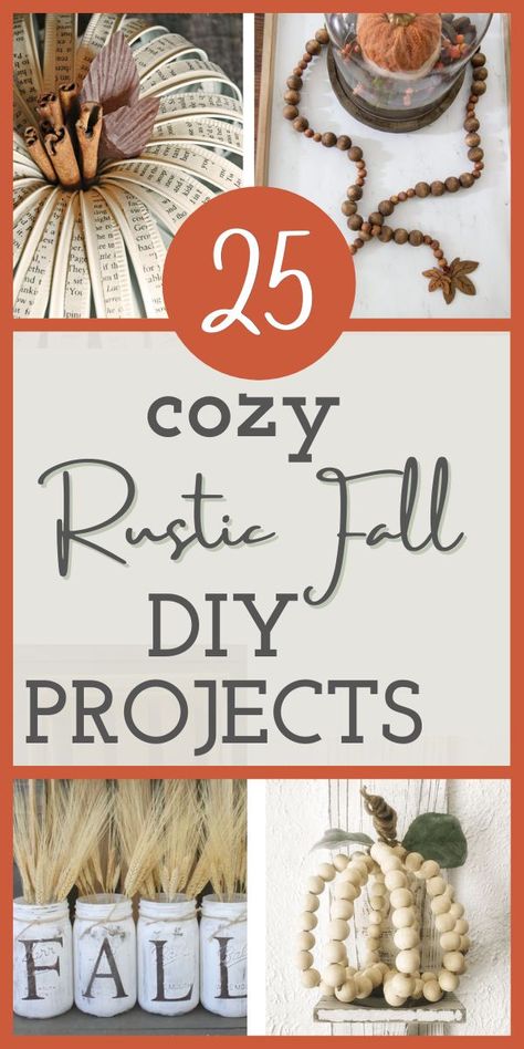 If you love DIY fall decorations, you're in the right spot! These cozy fall decor projects are easy crafts that you'll love to display all season long! Come take a look! #ahundredaffections Boho Fall Crafts, Boho Fall Decor Diy, Diy Fall Wall Decor, Farmhouse Fall Decor Diy, Fall Diy Projects, Diy Fall Decorations, Fall Crafts Decorations, Boho Fall Decor, Fall Home Decor Ideas