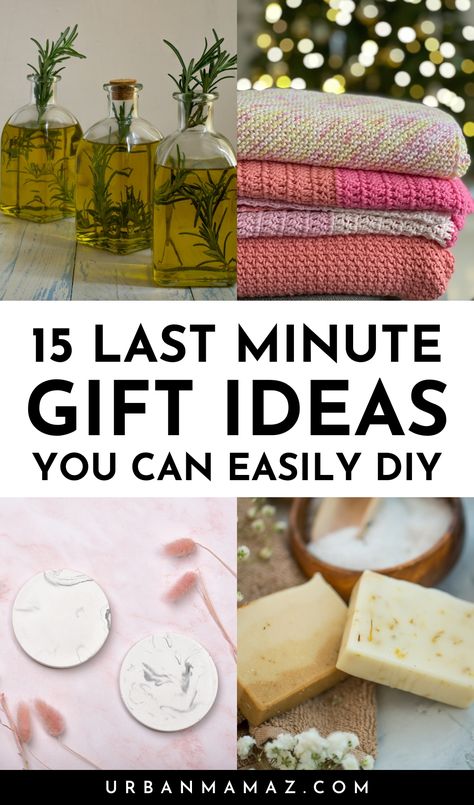 Looking for last minute gift ideas you can easily DIY? Check out this list of 15 best DIY gift ideas that everyone will love. Simple Gift Ideas For Women, Cheap Diy Gifts For Christmas, Birthday Gift Ideas For Women Diy, Christmas Gift Ideas For Women Diy, Fyi Christmas Gifts, Low Budget Gift Ideas For Friends, Diy Gift For Women, Homemade Present Ideas, Quick Gifts For Friends