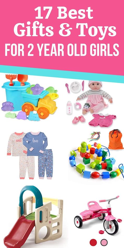 Save time and find the right gift for your 2 year old baby girl using this free guide. It includes toys and non-toy gifts that will delight your little one. Be it Birthdays or Christmas, you will find some of the best baby gifts in this list. Gifts for 2 year olds |Gift for kids that aren’t toys| Gifts for Baby Girl | Gifts for Baby | Gift Ideas| The Best Gift Ever | Best Toddler Gifts, Non Toy Gifts, Best Baby Gifts, Toy Gifts, Best Toys, Cool Gifts For Kids, Old Christmas, Boys Christmas, Baby Boy Gifts