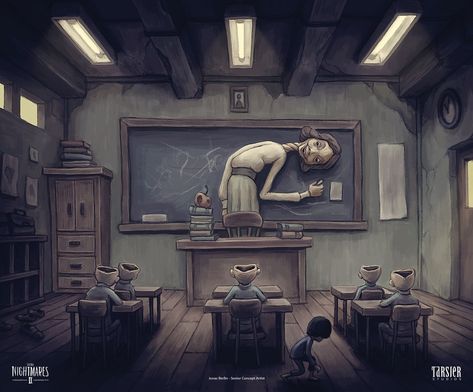 Lil Nightmares, Nightmares Art, Little Nightmares Fanart, Little Nightmares, Game Concept Art, Horror Games, Female Anatomy, Creepy Art, Scary Art