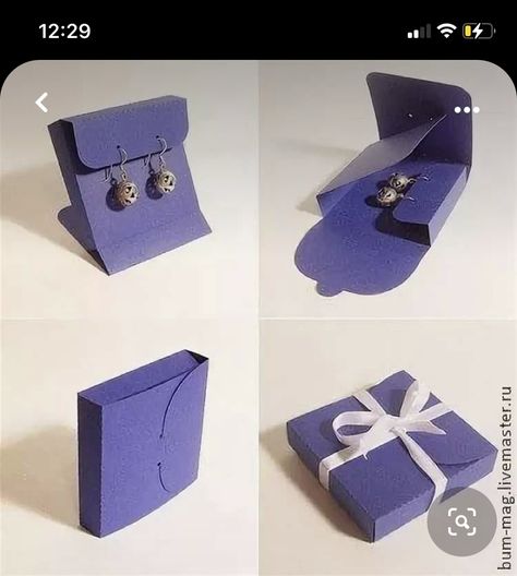 Diy Jewelry Box Ideas, Jewelry Box Ideas, Box Ideas Gift, Diy Jewelry Box, Jewelry Packaging Diy, Watch Packaging, Jewelry Packaging Design, Handmade Gift Ideas, Gift Wrapping Techniques