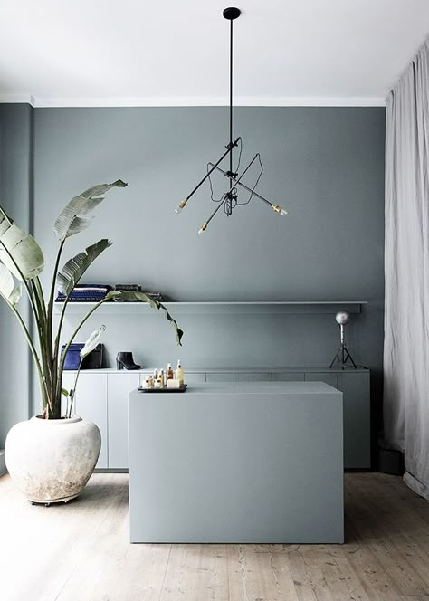 Denim Drift, Pastel Interior, Interior Design Minimalist, Interior Minimalista, Blue Interior, White Furniture, Decor Minimalist, Minimalist Interior, Color Of The Year