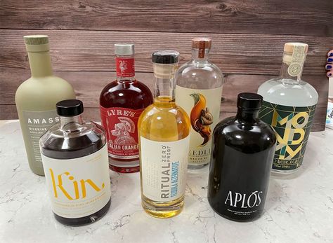 Non Alcoholic Adaptogen Drinks, Best Non Alcoholic Cocktails, Non Alcoholic Elixirs, Non Alcoholic Bar Ideas, Best Non Alcoholic Spirits, Alcohol Free Spirits, Adaptogens Drinks, Non Alcoholic Vodka, Non Alcoholic Wine Recipes