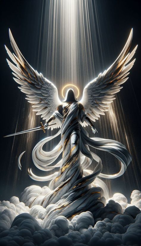 Warrior Angels, Heaven Artwork, Angel Hierarchy, Warrior Angel, Male Angels, Angel Wings Art, Angel Artwork, Angel Wallpaper, Heaven Art