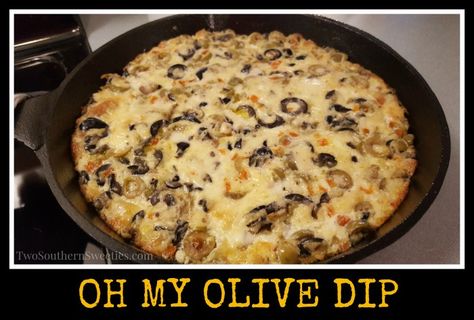 Oh My, Olive Dip - Two Southern Sweeties Black Olive Dip, Olive Dip, Hail State, Coconut Custard Pie, Bowl Party Food, Superbowl Appetizers, Tail Gate, Olive Relish, Coconut Custard