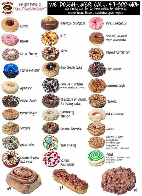 Doughnut Ideas, Hurts Donuts, Kue Macaroon, Donut Flavors, Homemade Donuts Recipe, Baked Donut Recipes, Doughnut Shop, Homemade Donuts, Doughnut Recipe