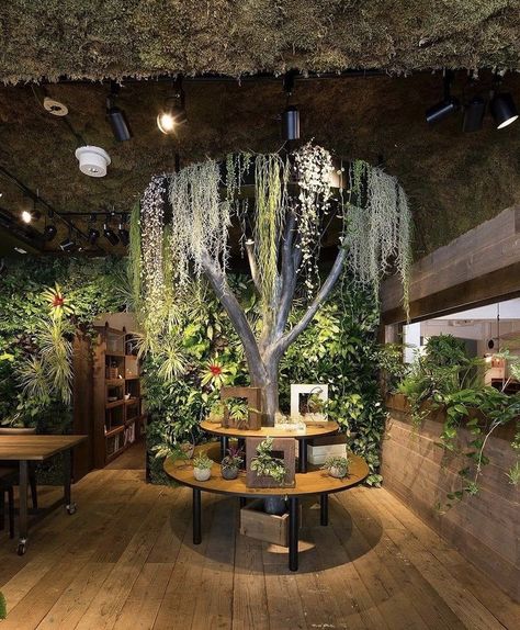 Flower Shop Design, Floral Installation, Garden Store, Coffee Shop Design, Bar Design Restaurant, Cafe Interior Design, Restaurant Interior Design, Restaurant Interior, Cafe Interior