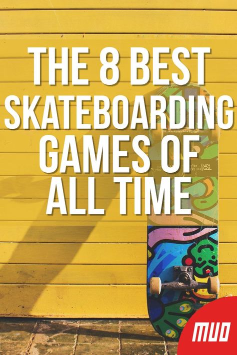 MakeUseOf.com — Technology, Simplified —  There are many skateboarding classics worth checking out once more. Better still, a few new skateboarding games are hitting the market, filling the void. With that in mind, here are the best skateboarding games ever made—including a new skateboarding game you should try.  #Games #Gamer #Gaming #Game #Skateboard #Skateboarding #SkateboardingGame #TonyHawk Hawks Game, Skate And Destroy, Pro Skaters, Free Pc Games, Ps2 Games, Xbox 360 Games, Playstation Games, X Games, Tony Hawk