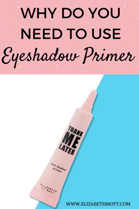 You probably have your favorite eyeshadows and now you're wondering how to get them to stay on all day or even better how to make them pop! We're here to bring you all the scoop on why you need to use an eyeshadow primer and why Elizabeth Mott's eye primer is a beauty fave! #crueltyfreeeyeshowprimer #eyeshadowprimer #eyeprimer #ElizabethMott How To Use Eyeshadow Primer, How To Get Eyeshadow To Stay On, Eyeshadow Primer How To Apply, Best Eyeshadow Primer, How To Use Eyeshadow, Looking In A Mirror, Eyeshadow And Eyeliner, Eye Shadow Primer, Applying Eyeshadow