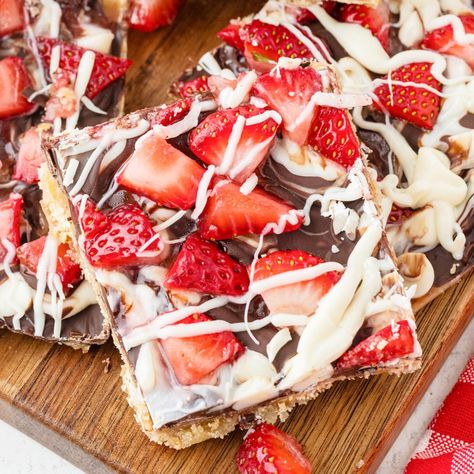 Chocolate Covered Strawberry Bark