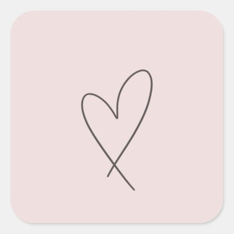 Pastel, Heart Line Art Simple, Wedding Blush Pink, Simple Valentines, Valentines Wallpaper Iphone, Pastel Galaxy, Pink Tattoo, Wedding Blush, Pink Square