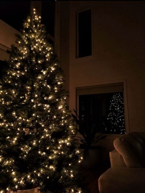 Christmas Tree Astethic Wallpaper, Merry Christmas Aesthetic, Aesthetic Christmas Tree, Christmas Dreaming, Christmas Aesthetic Wallpaper, Dark Christmas, Christmas Phone Wallpaper, Cosy Christmas, Christmas Feeling