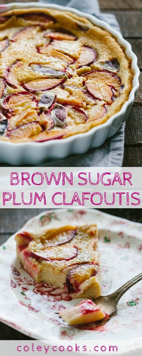 Plum Clafoutis, Plum Dessert, Clafoutis Recipes, Classic French Desserts, Plum Recipes, French Dessert, French Desserts, Köstliche Desserts, Sugar Plum