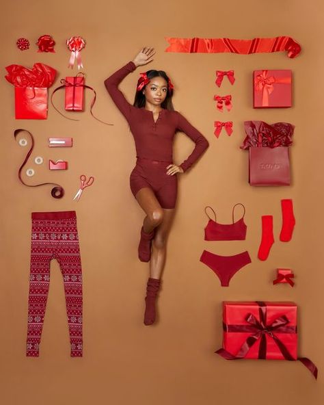 Suede Brooks, Christmas Editorial, Landon Barker, Knitted Loungewear, Skai Jackson, Knit Loungewear, Soft Robes, Holiday Campaign, Holiday Sparkle