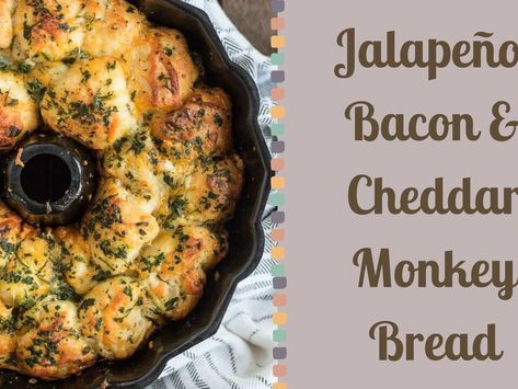 Jalapeño, Bacon and Cheddar Monkey Bread | Ridley's Wreckage | NewsBreak Original Bacon Monkey Bread, Pull Apart Monkey Bread, Homemade Egg Drop Soup, Jalapeño Bacon, Comforting Food, Vintage Scales, Stuffed Jalapenos With Bacon, Jalapeno Cheddar, Egg Drop Soup