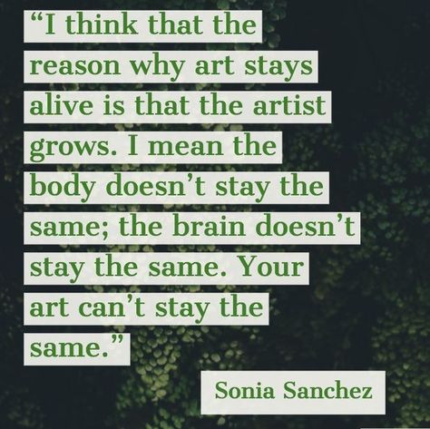 Sonia Sanchez, Civil Rights Movement, James Brown, Staying Alive, The Brain, Reason Why, The Body, Art Works, The Artist