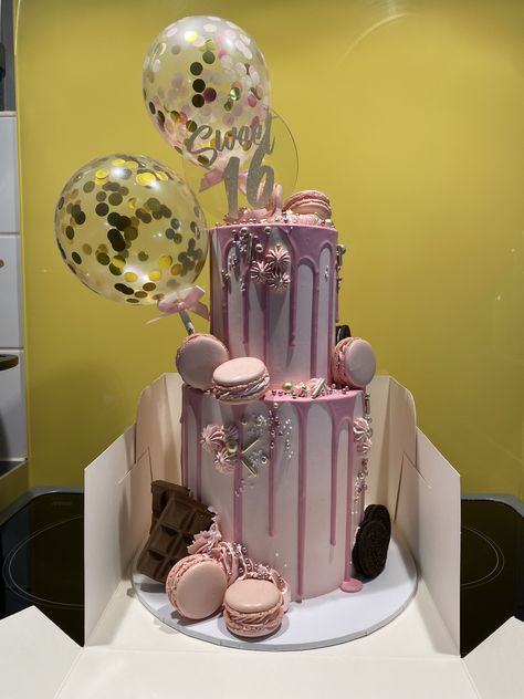 Daughters Sweet 16 Birthday cake Sweet 16 3 Tier Cake, 3 Teir Birthday Cake Sweet 16, 16 Birthday Party Cake Ideas, Sweet 15 Cakes Ideas, Double Layer Birthday Cake, Sweet 16 Cake Ideas 16th Birthday, Sweet Sixteen Cakes 16th Birthday, Sweet 16 Birthday Cake Ideas, Sweet 16 Cake Ideas