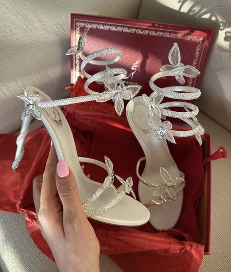 Quince Heels, Princess Heels, Bride Heels, Butterfly Heels, Pretty Heels, Fairy Shoes, Fancy Heels, Heels Prom, Fashion Shoes Heels