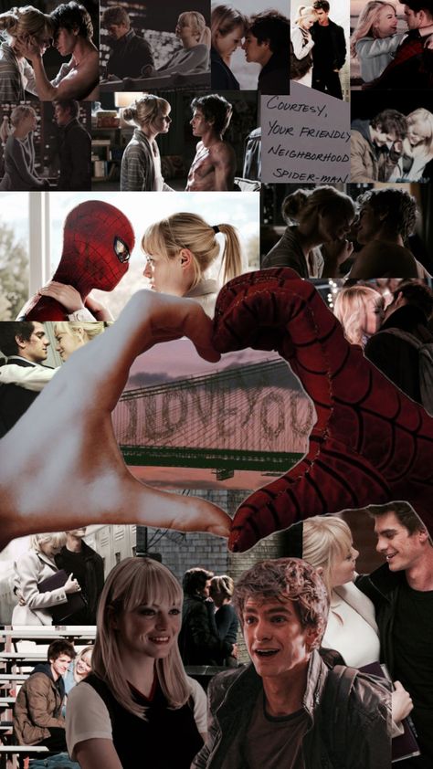 Garfield Wallpaper, The Amazing Spiderman 2, Spiderman Poster, Andrew Garfield Spiderman, Garfield Spiderman, Marvel Couples, Spaider Man, Amazing Spiderman Movie, Black Spiderman