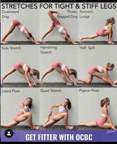 Yoga Leg Stretches, Yoga For Legs, Too Many Nights, Feeling Sluggish, Working Too Much, Quad Stretch, Eating Too Much, Latihan Yoga, Daily Yoga Workout