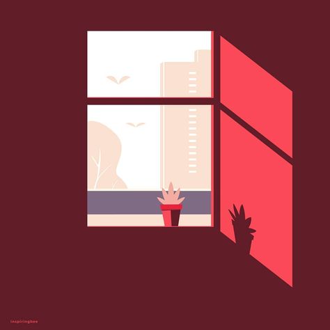 Window Poster Design, Home Vector Illustration, Window Vector Illustration, Open Window Illustration, Window View Illustration, Windows Illustration, Window Vector, Window Logo, Art Deco Window