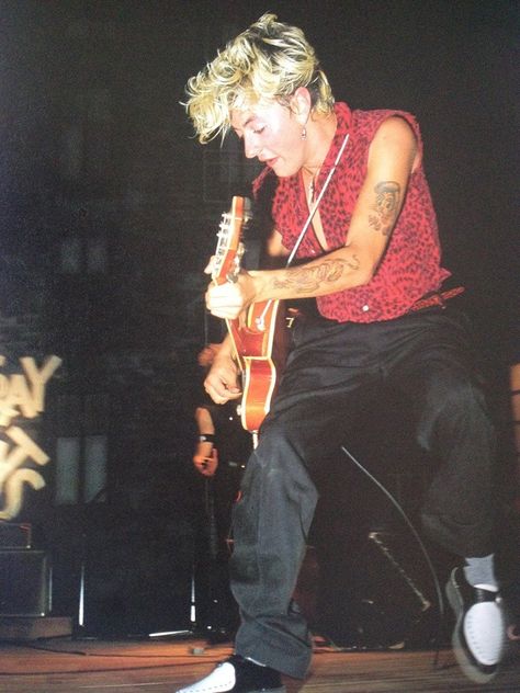 #briansetzer #straycats Stray Cat Strut, Brian Setzer, Rockabilly Music, Slim Jims, Music Equipment, Stray Cats, Psychobilly, Rock'n Roll, Cat Boarding