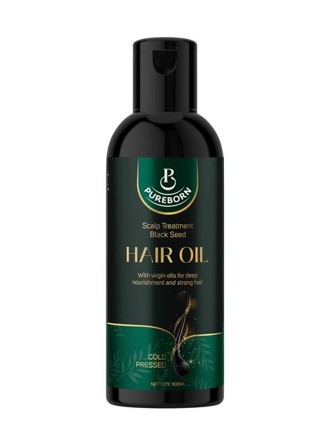 Herbal Oil Packaging Design, Herbal Hair Oil Label Design, Herbal Products Packaging, Hair Oil Box Packaging Design, Hair Label Design, Hair Oil Label Design Ideas, Hair Serum Packaging Design, Hair Oil Bottle Label Design, Skincare Label Design Ideas