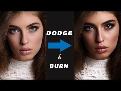 Simple Dodge & Burn Trick in Photoshop - Sculpting the Face by Dodging & Burning Dodge And Burn Photoshop, Photo Retouching Tutorial, Dodge And Burn, Adobe Tips, Photoshop Basics, Retouching Tutorial, Photoshop Editing Tutorials, Photoshop Video Tutorials, Photoshop Tutorial Typography