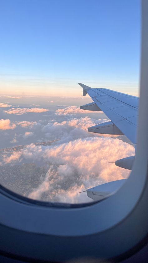 inside a plane, soaring above clouds, sun going down Travel, Sunset Beautiful, Sky Sunset, Beautiful Travel, Airplane View