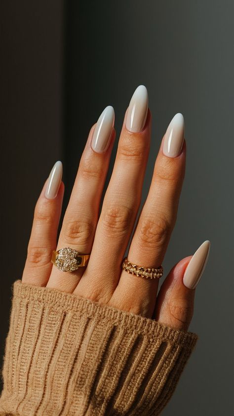 Elevate your nail game with these stunning beige ombre nails that exude elegance and grace! The soft gradient from a warm beige to a lighter hue creates a dreamy effect, perfect for any occasion. Whether you’re attending a wedding, going to the office, or enjoying a night out, this chic design offers a refined touch without being over-the-top. Pair it with delicate gold accents for added sophistication or wear it solo for a minimalist appeal.✨🌿 #ElegantNails #BeigeOmbre #NailArt Tan Ombré Nails, September Ombre Nails, Ombre Nails Beige, Tan Ombre Nails, Beige Ombre Nails, Nails Timeless, Dreamy Effect, Beige Nails Design, Fancy Nail Art