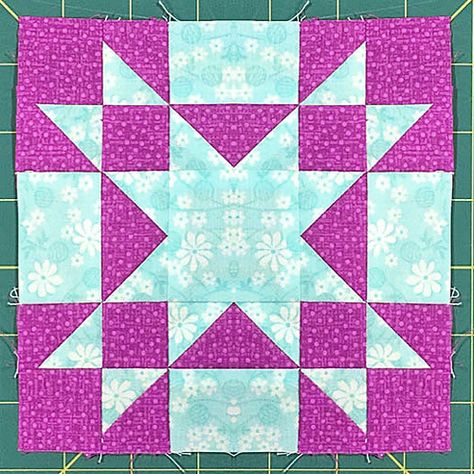 Amish Star Quilt Block‏ - Free Pattern Amish Star Quilt, Amish Quilts, Star Quilt Blocks, Quilting Inspiration, Star Blocks, Quilt Block Pattern, Block Patterns, Pattern Tutorial, Free Quilting