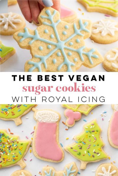 Eggless Royal Icing, Vegan Royal Icing Recipe, Vegan Sugar Cookie Recipe, Eggless Sugar Cookies, Vegan Royal Icing, Best Vegan Cookies, Cafe Cakes, Sugar Cookie Icing Recipe, Sugar Cookies With Royal Icing