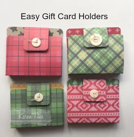 Easy Gift Card Holders, Card Holder Diy, Gift Card Presentation, Gift Card Holder Diy, Christmas Greetings Cards, Gift Cards Money, Christmas Gift Card Holders, Gift Card Envelope, Diy Gift Card