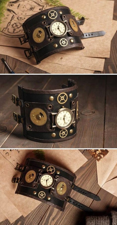 Diy Steampunk Accessories, Steam Punk Outfits, Steampunk Accessories Diy, Steam Punk Accessories, Steam Punk Diy, Steampunk Mode, Steampunk Party, Steampunk Items, Mode Steampunk