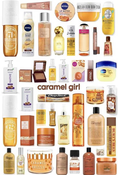 Hair Products To Smell Good, Caramel Shower Routine, Body Smells Combo, How To Smell Like Salted Caramel, Combos To Smell Good, Caramel Body Care, Caramel Body Wash, How To Smell Like Autumn, Foods That Make You Smell Good