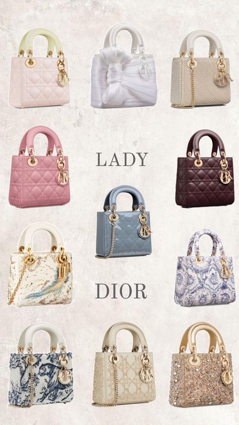 Lady Dior bag Lady Dior Bags, Expensive Bag, My Style Bags, Luxury Bags Collection, Expensive Handbags, Womens Designer Bags, Cute Wallets, Girly Bags, Stylish Handbags